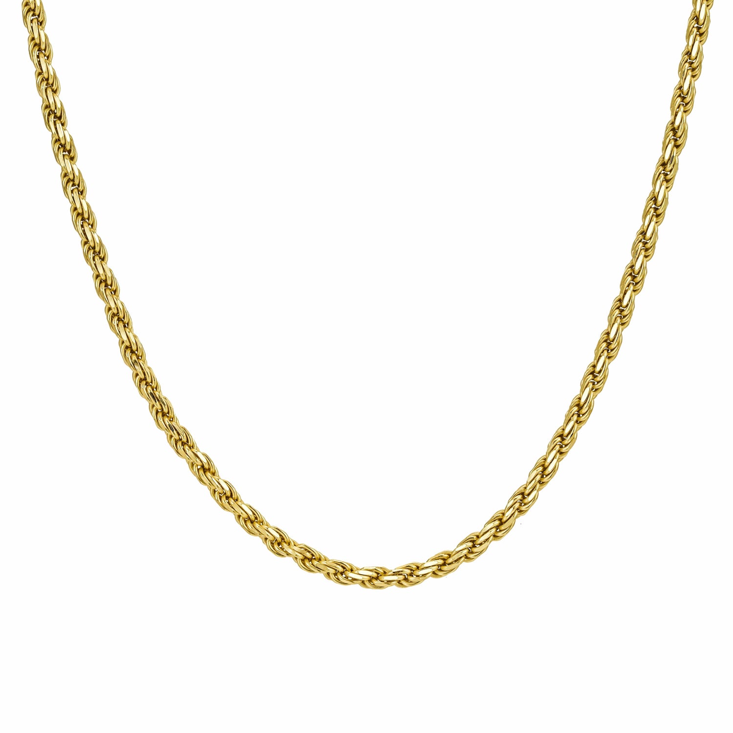 All Wear Jewellery 22" Rope Chain 2.5mm - Gold