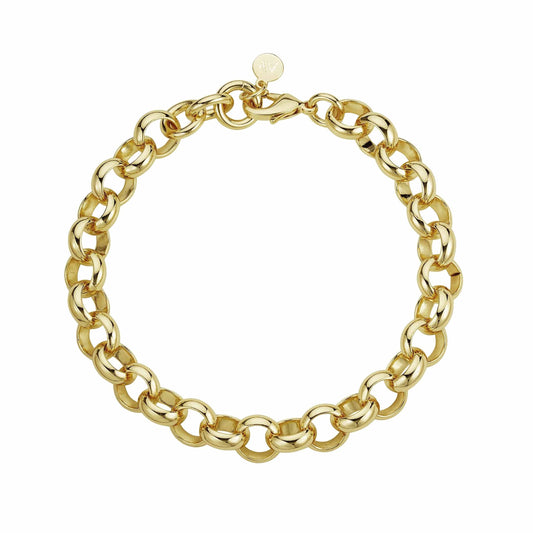 Gold Dipped Bracelets Belcher Bracelet 10mm - Gold