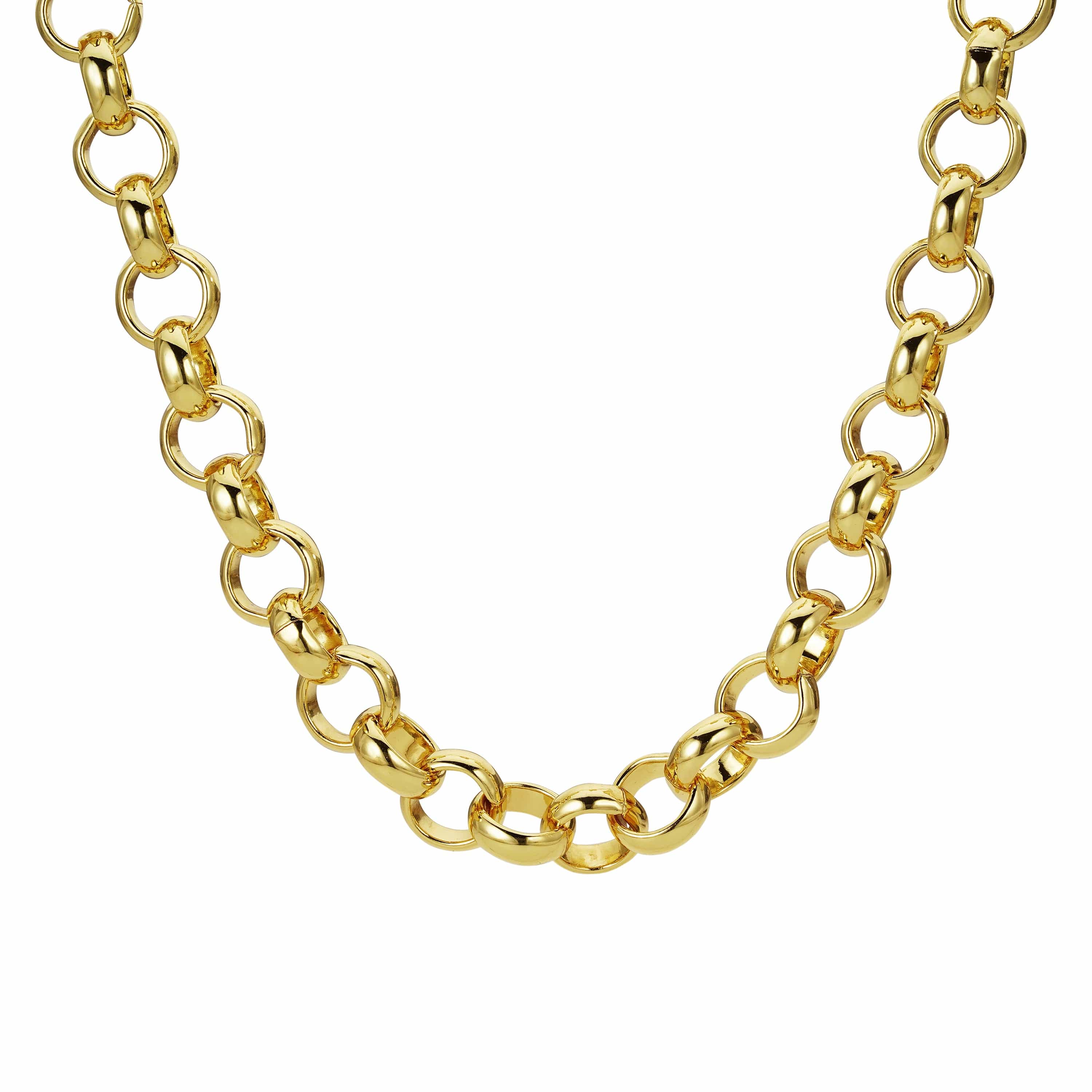 Buy 24kt Gold Plated Belcher Chain, 3MM Gold Plated Belcher Chain Online in  India - Etsy