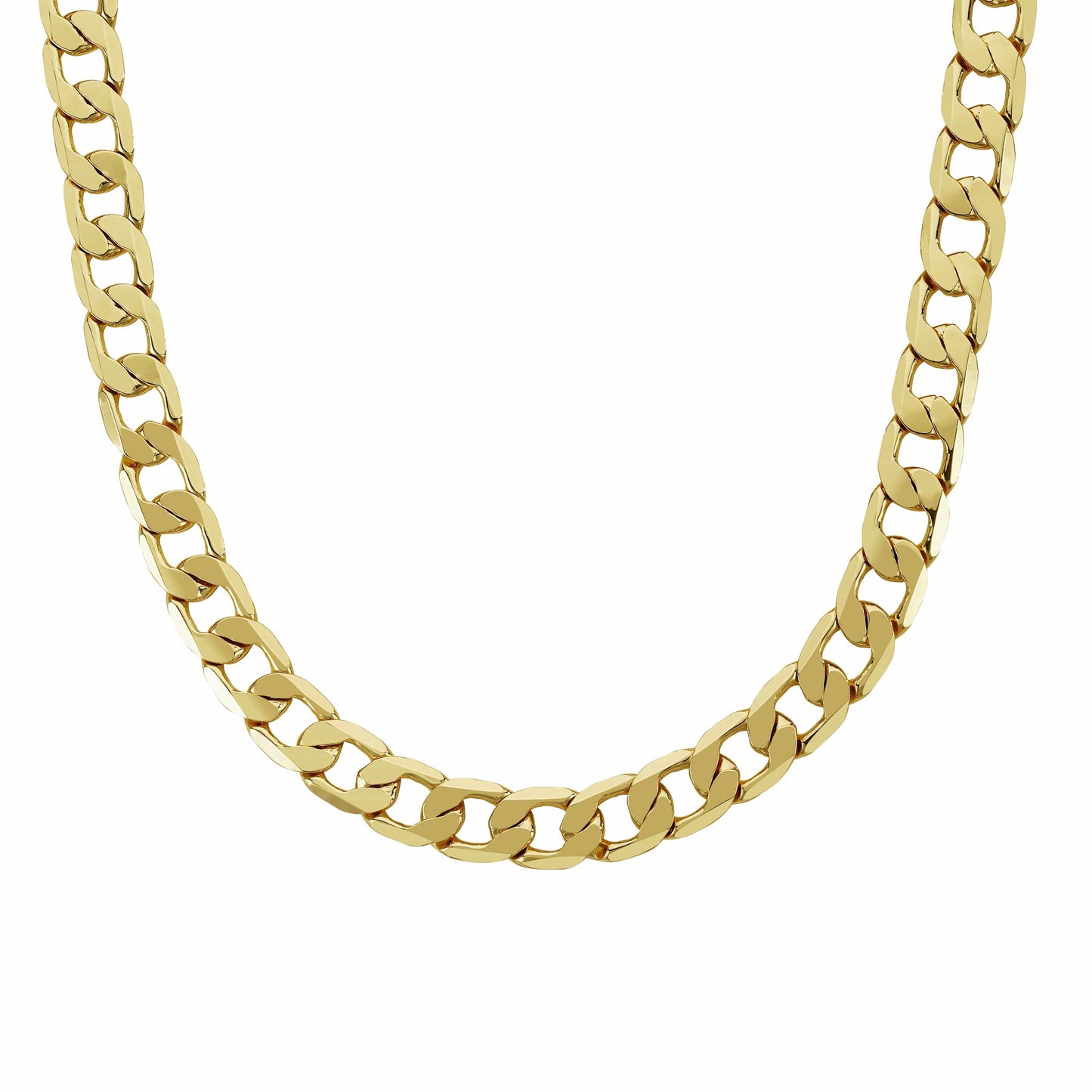 Gold Dipped, Matching Set Chains, Bracelets & Sets Curb Bundle Set 12mm - Gold