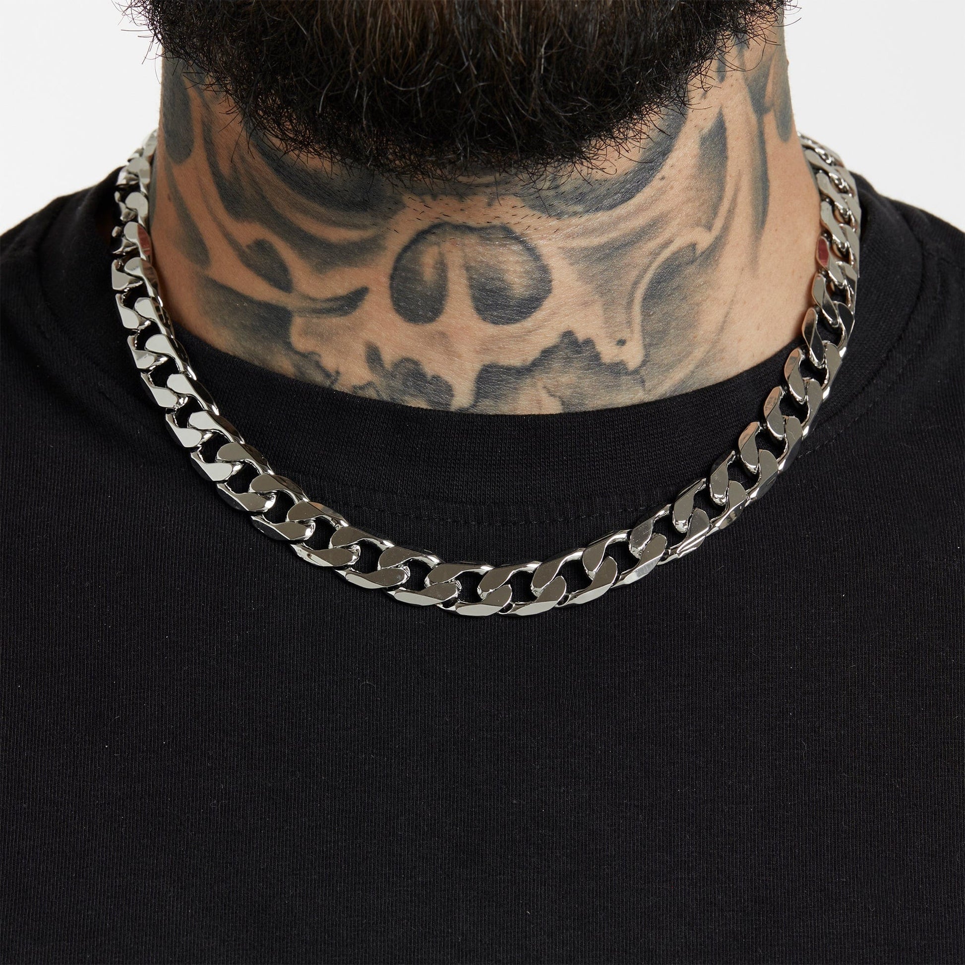 ALL WEAR Chains Curb Chain 12mm - White Gold