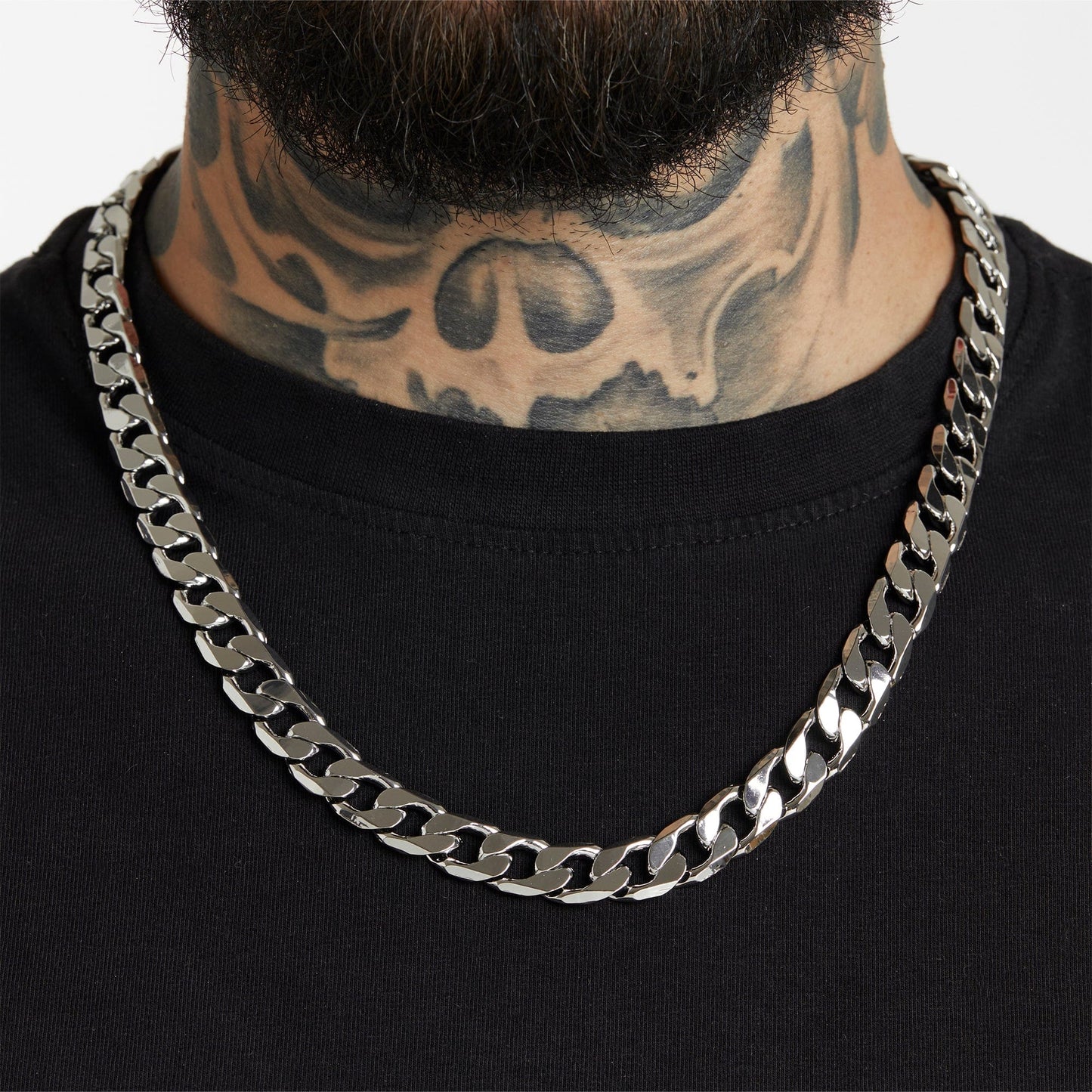 ALL WEAR Chains Curb Chain 12mm - White Gold