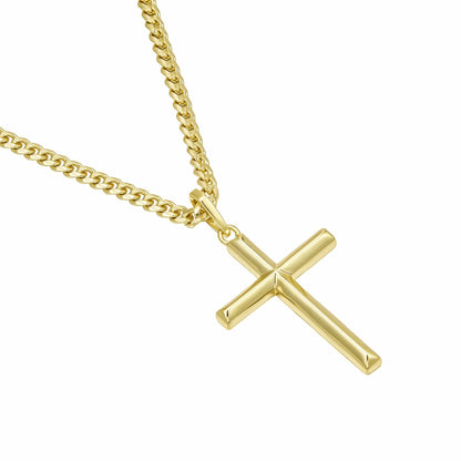 All Wear Jewellery Cross Pendant - Gold