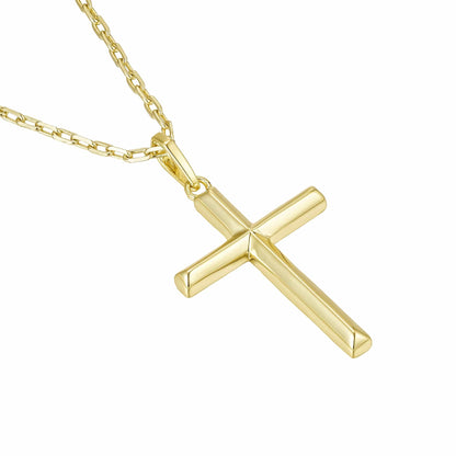 All Wear Jewellery Cross Pendant - Gold