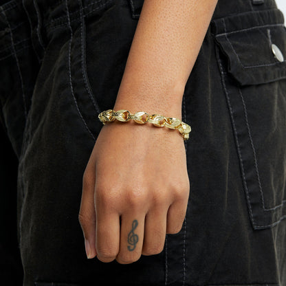 ALL WEAR Tulip Bracelet 9mm - Gold