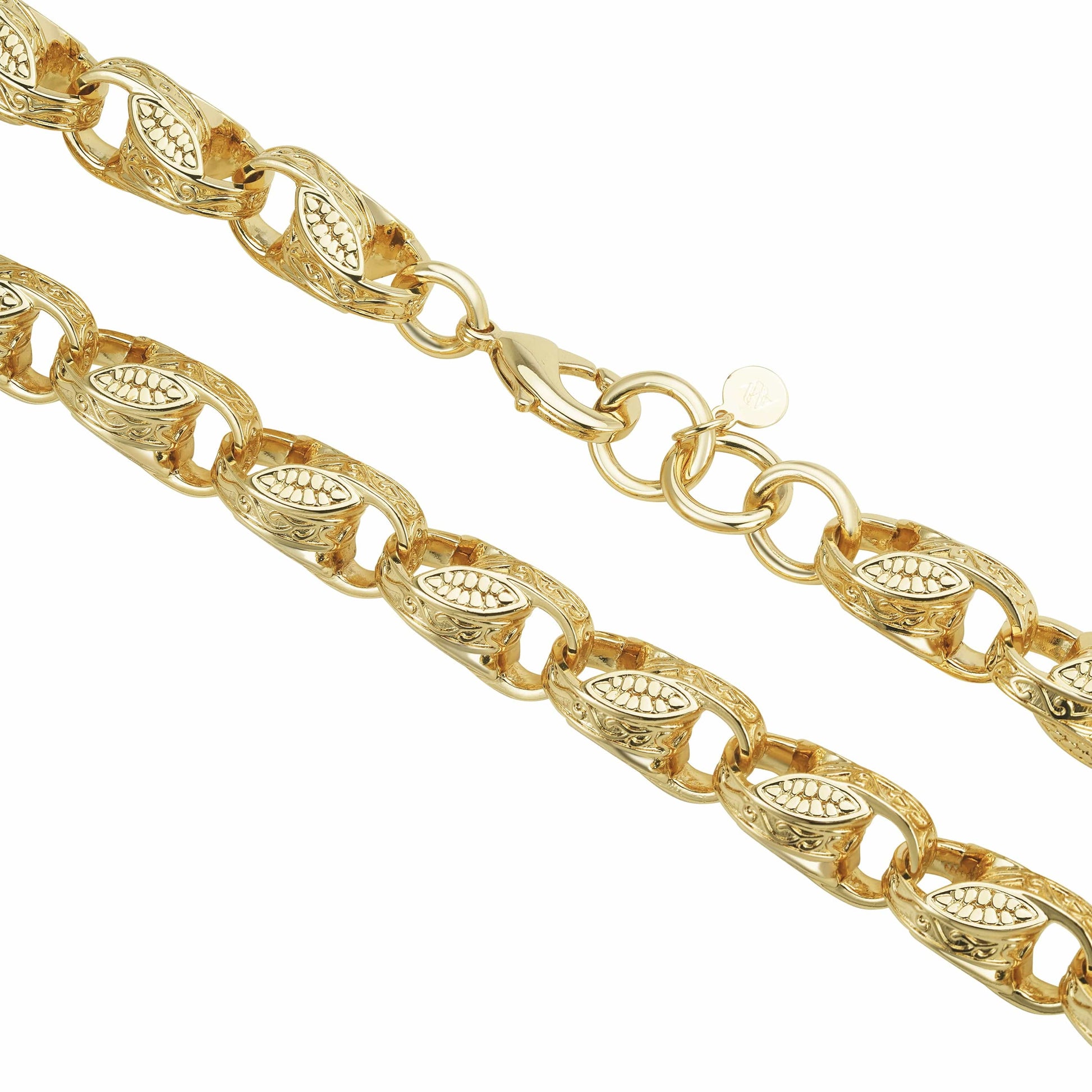 Gold Dipped Tulip Chain 13mm - Gold